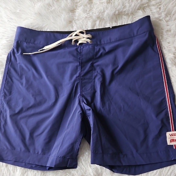 Vans Men's Blue Swim Shorts - Picture 1 of 6